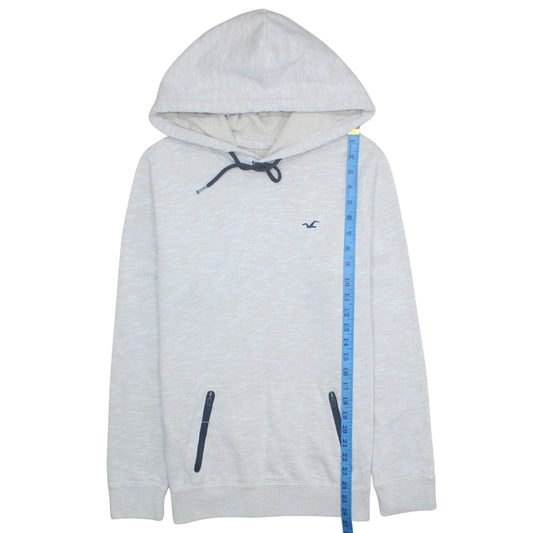 Mens UK Size M Hollister Grey Pullover Hoodie