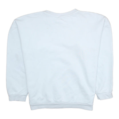 Womens UK Size M adidas White Pullover Sweatshirt
