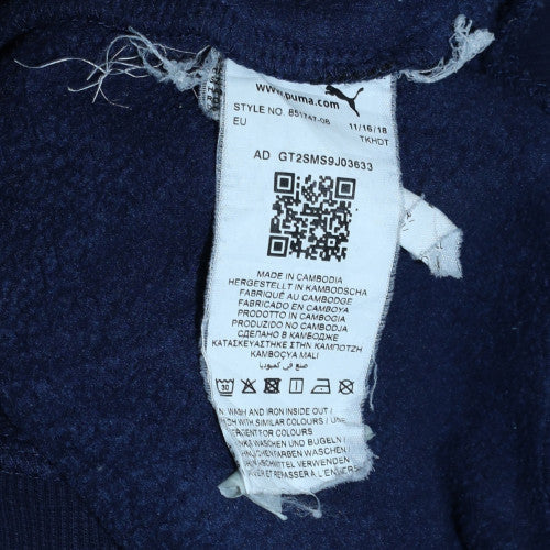 Mens UK Size L PUMA Blue Pullover Sweatshirt