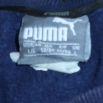 Mens UK Size L PUMA Blue Pullover Sweatshirt
