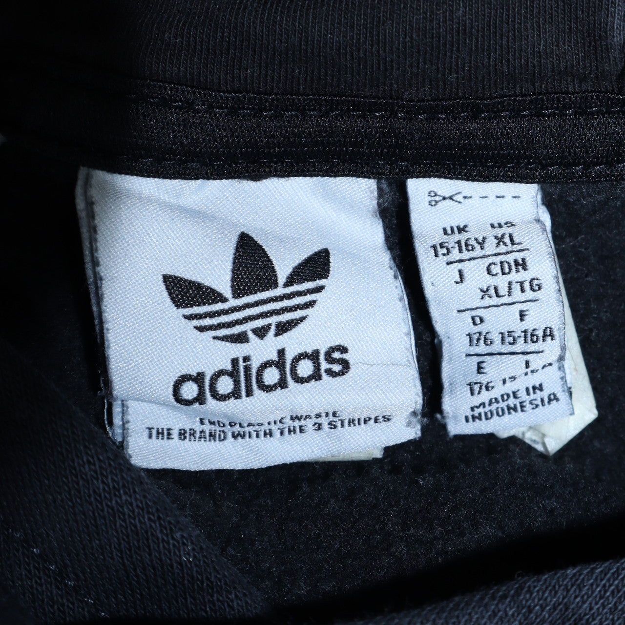 Teens UK Size XL adidas Black Pullover Hoodie