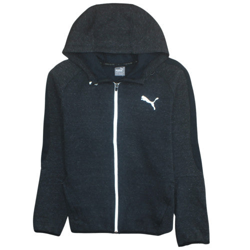 Mens UK Size L PUMA Black Full Zip Hoodie