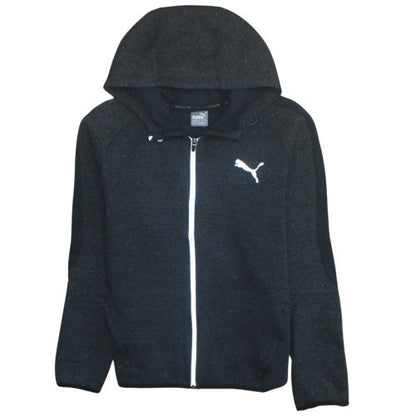 Mens UK Size L PUMA Black Full Zip Hoodie