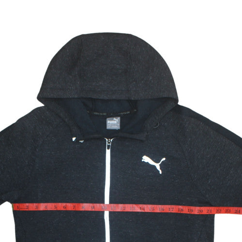 Mens UK Size L PUMA Black Full Zip Hoodie