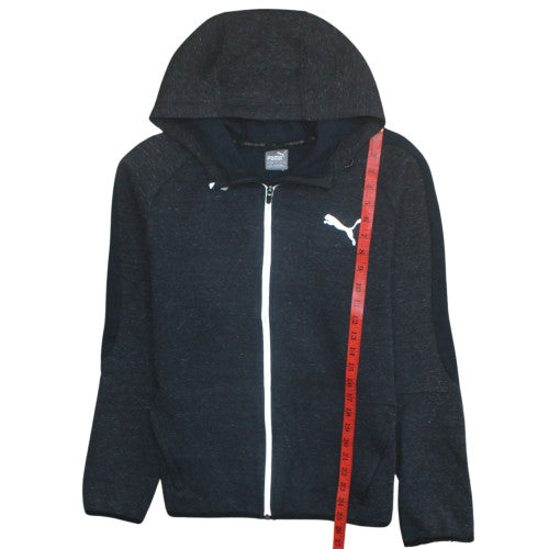 Mens UK Size L PUMA Black Full Zip Hoodie