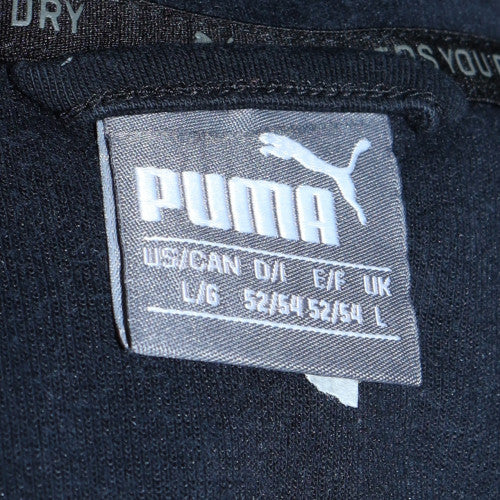 Mens UK Size L PUMA Black Full Zip Hoodie
