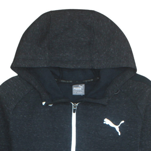 Mens UK Size L PUMA Black Full Zip Hoodie