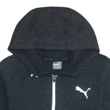 Mens UK Size L PUMA Black Full Zip Hoodie