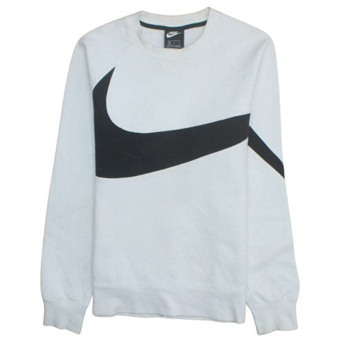 Mens UK Size L Nike White Pullover Sweatshirt
