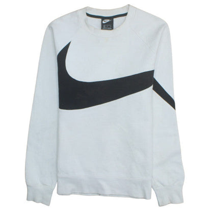 Mens UK Size L Nike White Pullover Sweatshirt