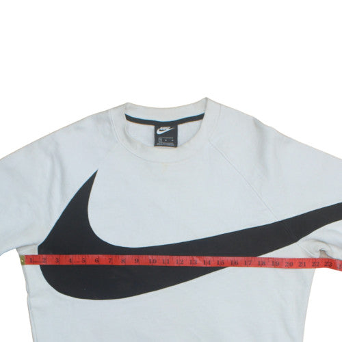 Mens UK Size L Nike White Pullover Sweatshirt