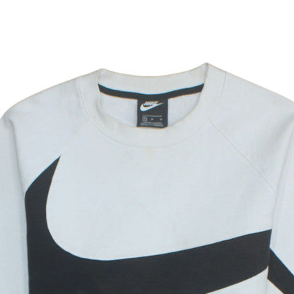 Mens UK Size L Nike White Pullover Sweatshirt
