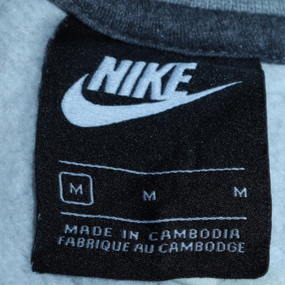 Nike Men's Grey Colour Block Pullover Sweatshirt Size M