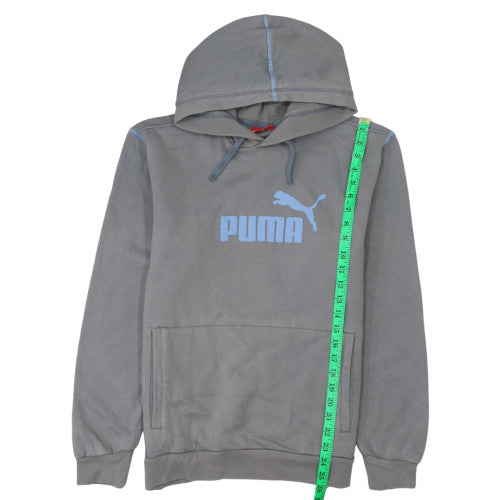 Mens UK Size M PUMA Grey Pullover Hoodie