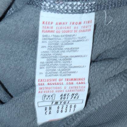 Mens UK Size M PUMA Grey Pullover Hoodie