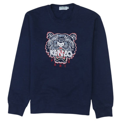 Mens UK Size M KENZO Blue Pullover Sweatshirt