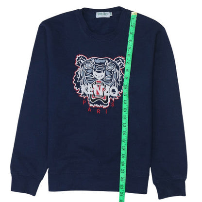 Mens UK Size M KENZO Blue Pullover Sweatshirt