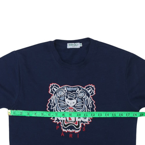Mens UK Size M KENZO Blue Pullover Sweatshirt