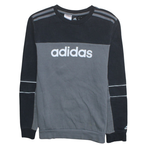 Mens UK Size M adidas Grey Pullover Sweatshirt