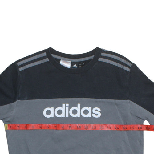 Mens UK Size M adidas Grey Pullover Sweatshirt