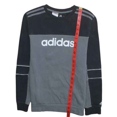Mens UK Size M adidas Grey Pullover Sweatshirt