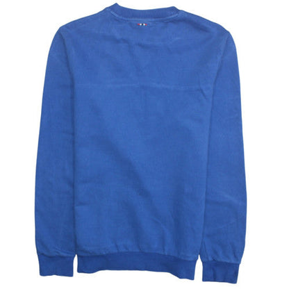 Mens UK Size M Napapijri Blue Pullover Sweatshirt