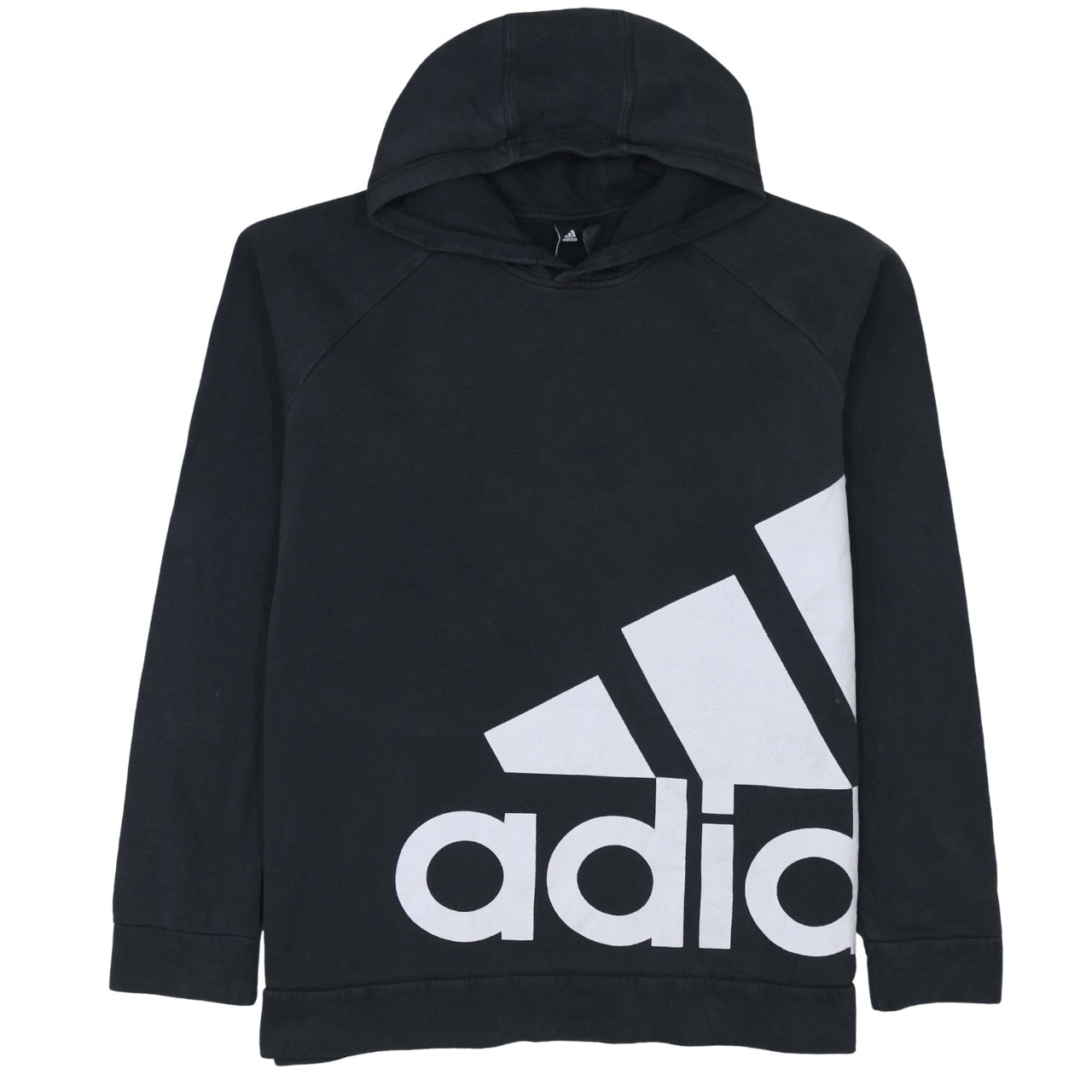Mens UK Size M adidas Black Pullover Hoodie