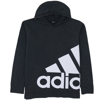 Mens UK Size M adidas Black Pullover Hoodie