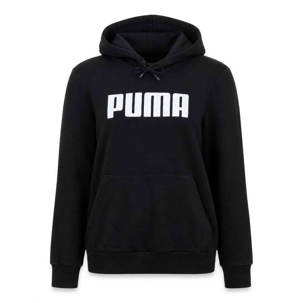 Womens UK Size 12 PUMA Black Pullover Hoodie