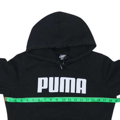 Womens UK Size 12 PUMA Black Pullover Hoodie