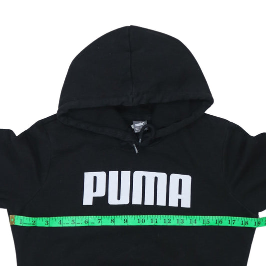 Womens UK Size 12 PUMA Black Pullover Hoodie