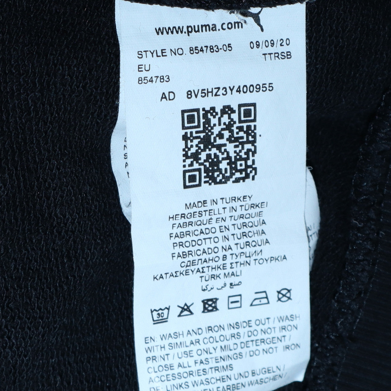 Womens UK Size 12 PUMA Black Pullover Hoodie