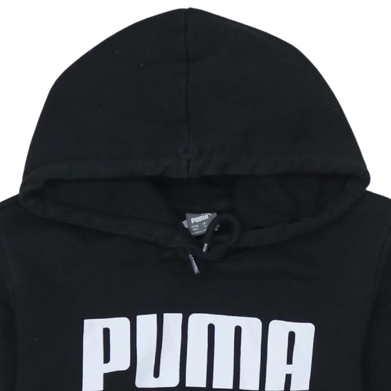 Womens UK Size 12 PUMA Black Pullover Hoodie
