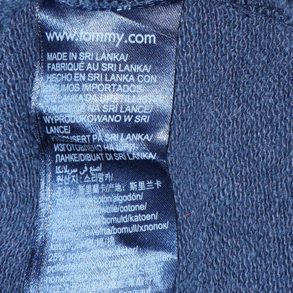 Mens UK Size M Tommy Hilfiger Blue Full Zip Hoodie