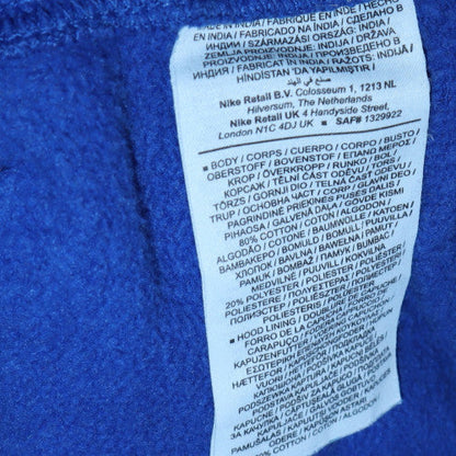 Mens UK Size XS Nike Blue Pullover Hoodie