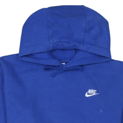 Mens UK Size XS Nike Blue Pullover Hoodie