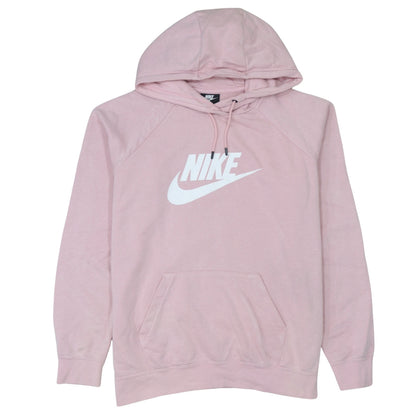 Womens UK Size XL Nike Pink Pullover Hoodie