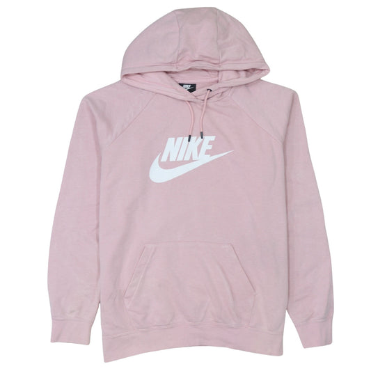 Womens UK Size XL Nike Pink Pullover Hoodie