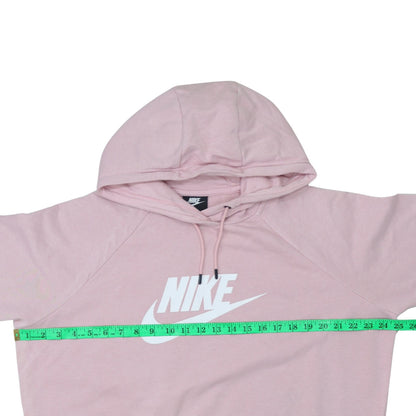 Womens UK Size XL Nike Pink Pullover Hoodie