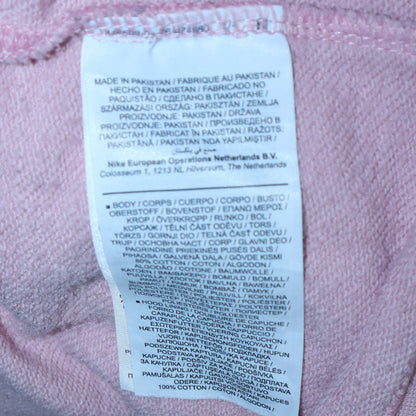 Womens UK Size XL Nike Pink Pullover Hoodie