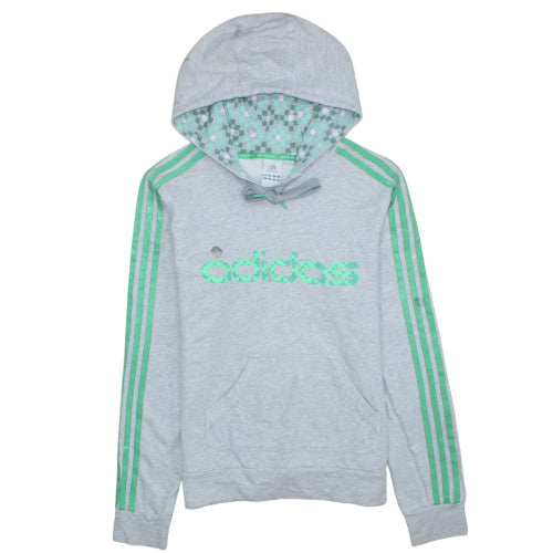 Mens UK Size M adidas Grey Pullover Hoodie