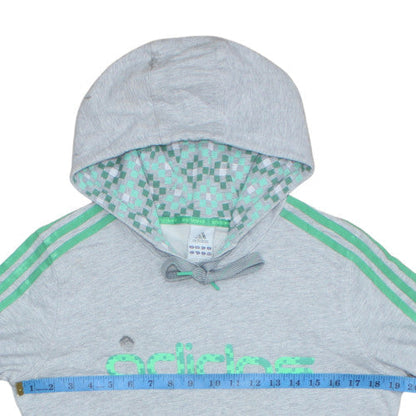 Mens UK Size M adidas Grey Pullover Hoodie