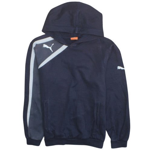 Teens UK Size 164 PUMA Blue Pullover Hoodie