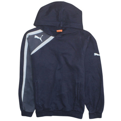 Teens UK Size 164 PUMA Blue Pullover Hoodie