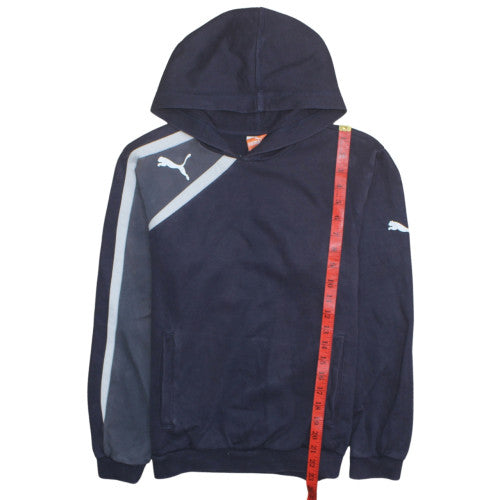 Teens UK Size 164 PUMA Blue Pullover Hoodie