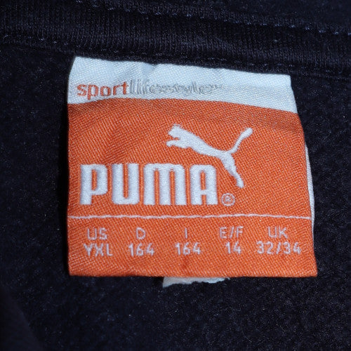 Teens UK Size 164 PUMA Blue Pullover Hoodie