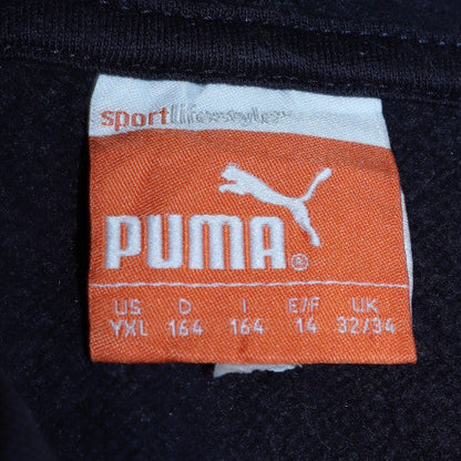 Teens UK Size 164 PUMA Blue Pullover Hoodie