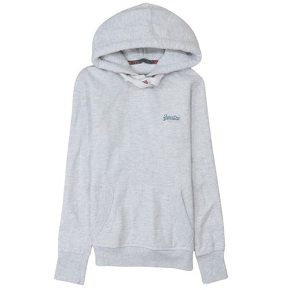 Mens UK Size S Superdry Grey Pullover Hoodie
