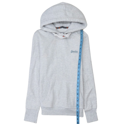 Mens UK Size S Superdry Grey Pullover Hoodie