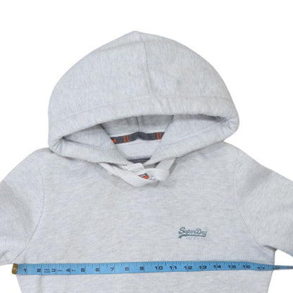 Mens UK Size S Superdry Grey Pullover Hoodie